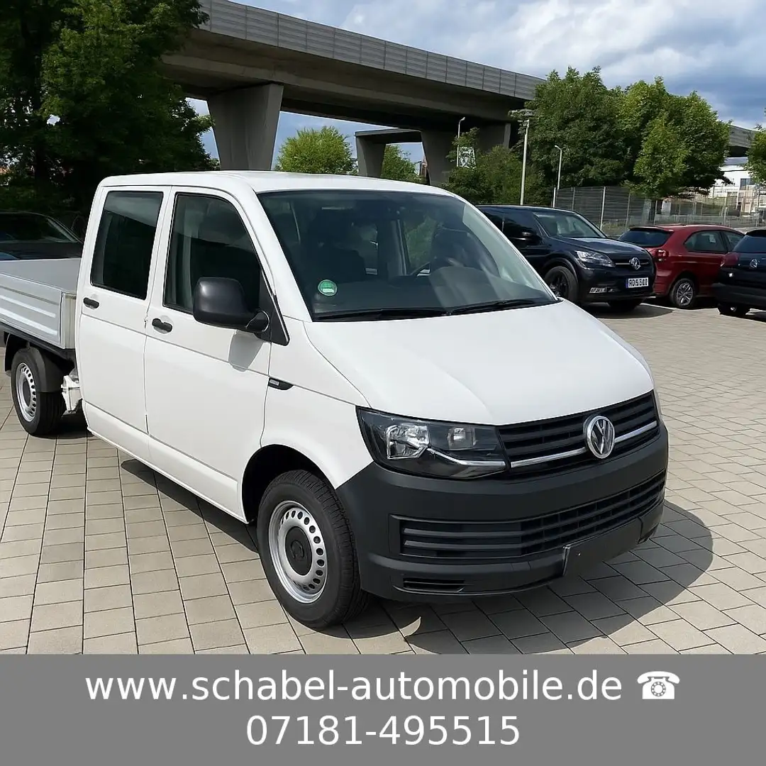 Volkswagen T6 Transporter T6 2.0 TDI 4-Motion Pritsche DoKa AHK Eu6 92tkm Biały - 2