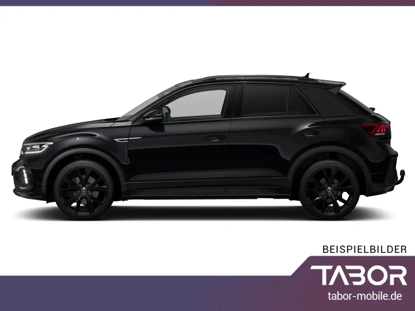 Volkswagen T-Roc 1.5 TSI 150 DSG R-Line Pano BlackP AHK eHK Noir - 2