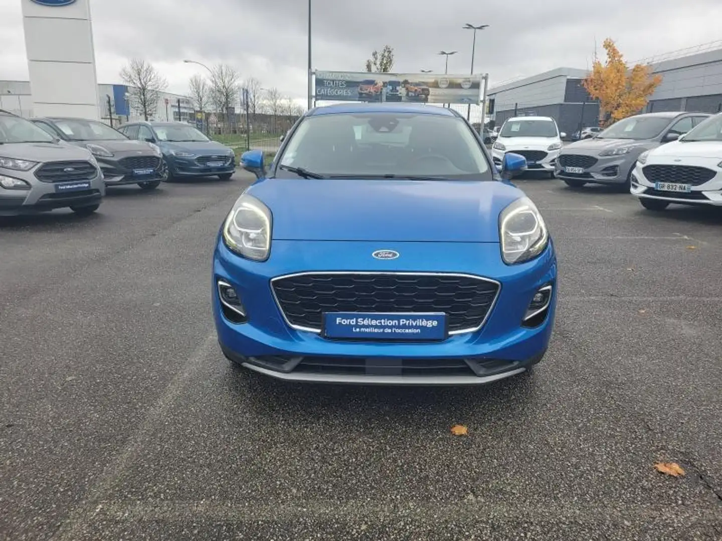 Ford Puma 1.0 EcoBoost 125ch mHEV Titanium 7cv Blauw - 1