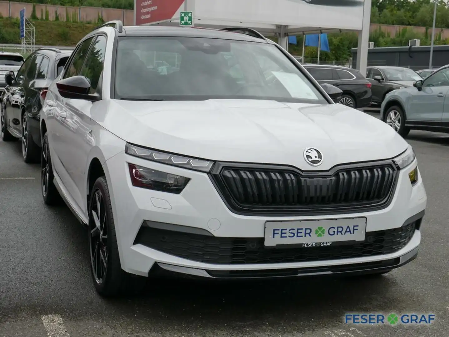 Skoda Kamiq Monte Carlo 1.0 TSI RFK/PDC+/SHZ Weiß - 2