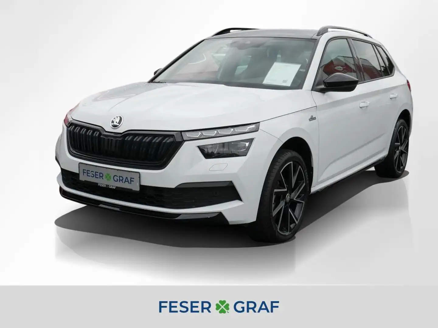 Skoda Kamiq Monte Carlo 1.0 TSI RFK/PDC+/SHZ Weiß - 1