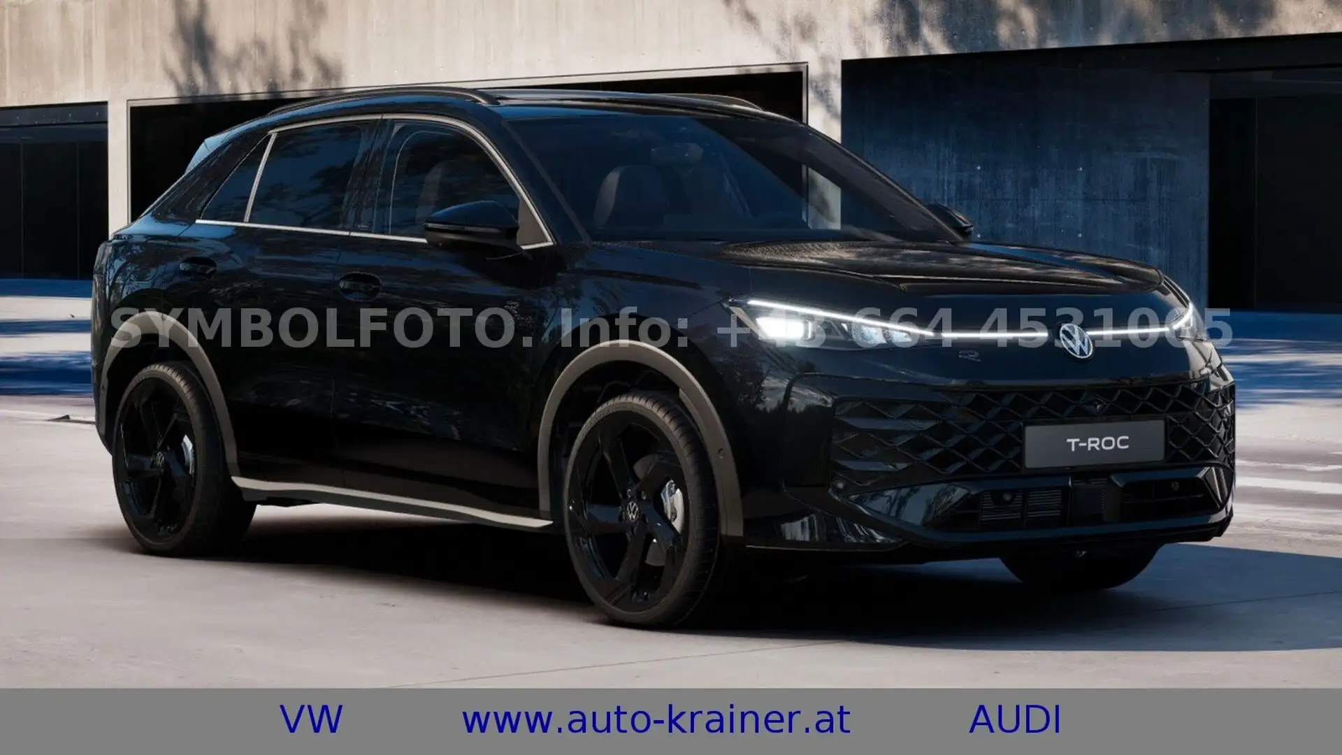 Volkswagen T-Roc R-Line DSG 4MOTION 2.0 eTSI 150kW Schwarz - 1