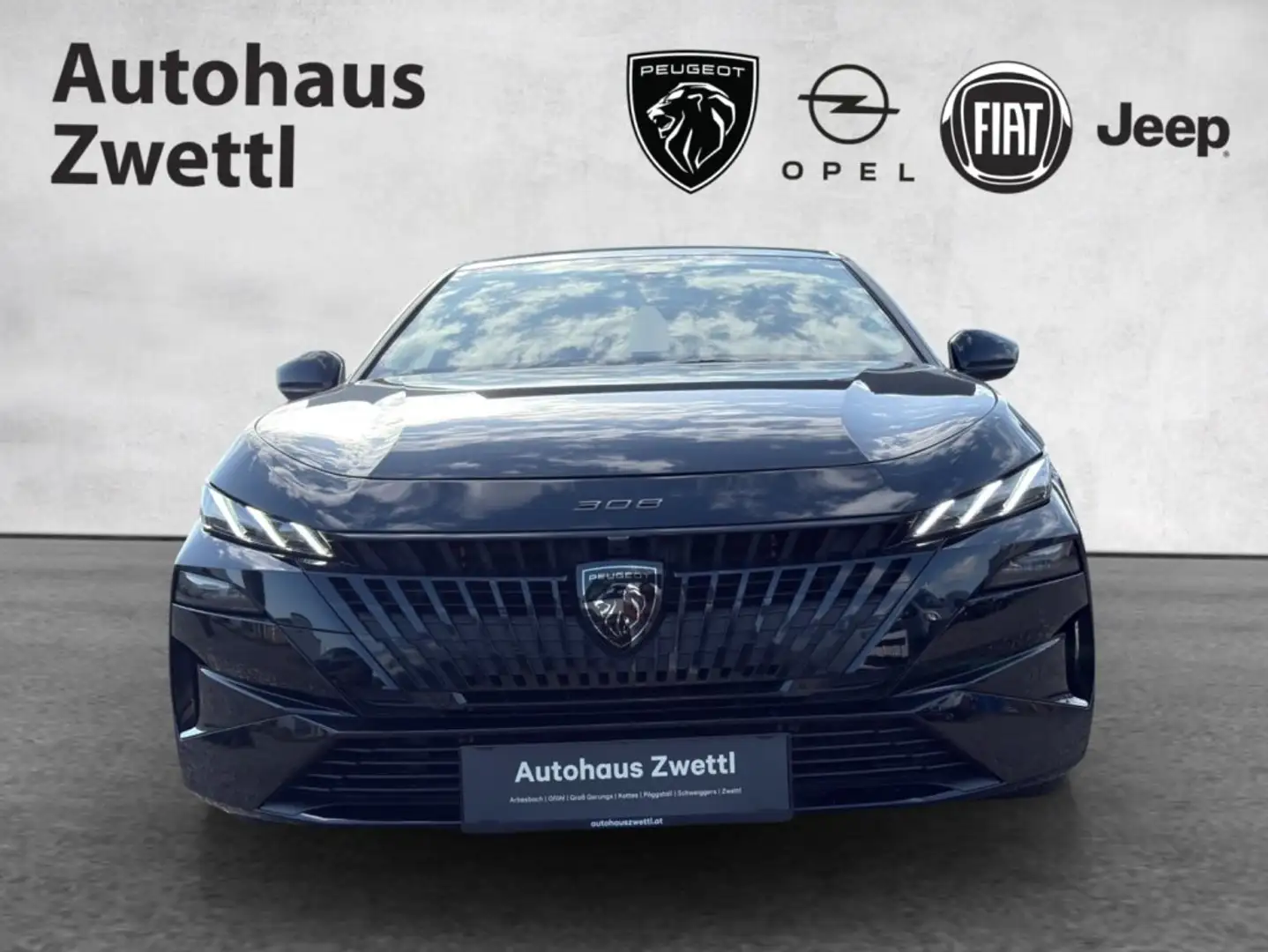 Peugeot 308 Allure MHEV 145 e-DCS6 Facelift Schwarz - 2