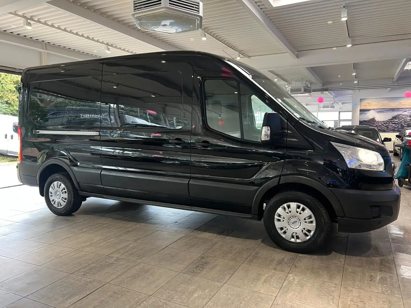 Ford Transit 2,0 TDCI L3-H2*Hoch+Lang*Garantie*1.Hand Schwarz - 2