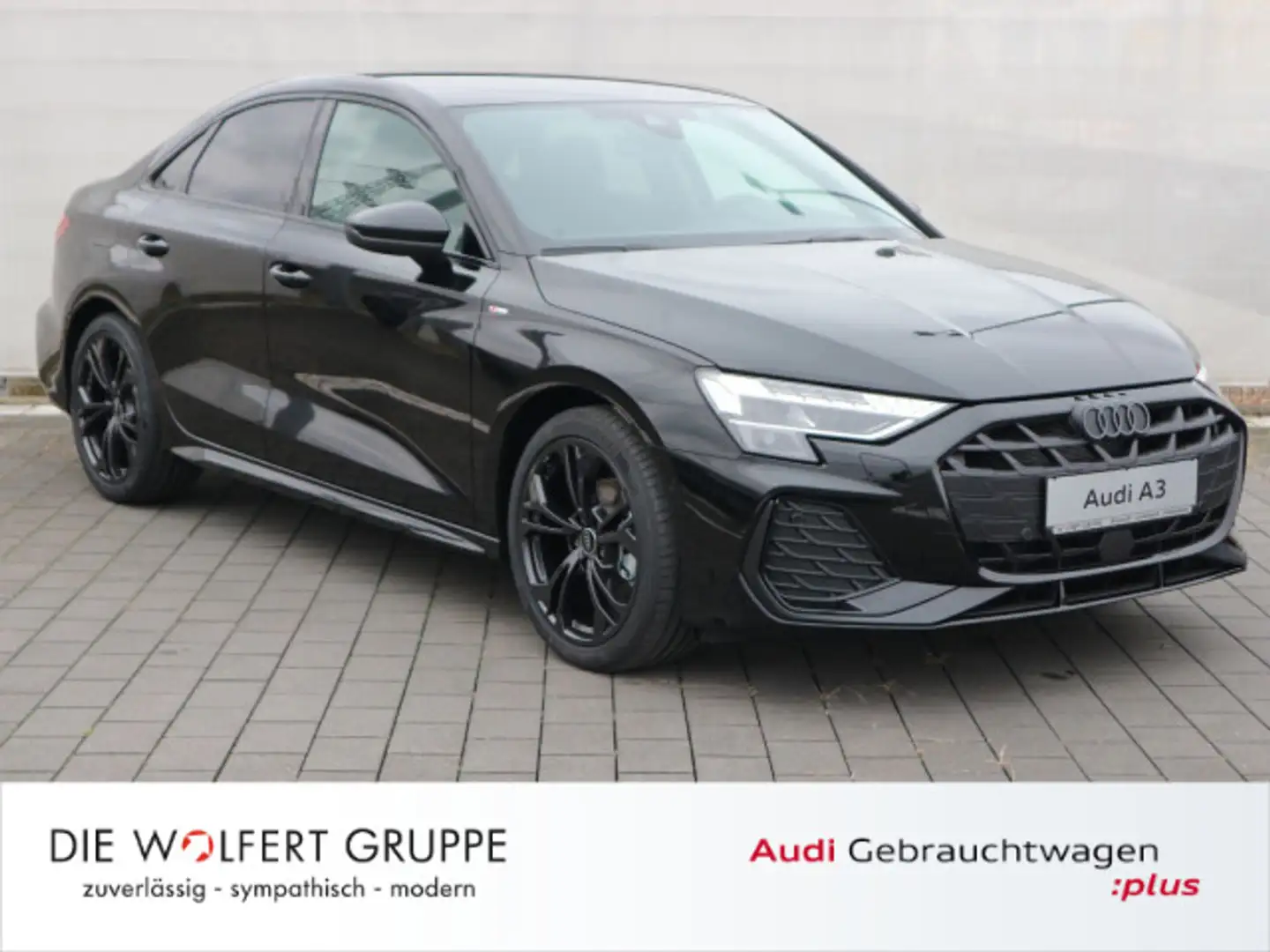 Audi A3 S line 35 TFSI S tronic Schwarz - 1