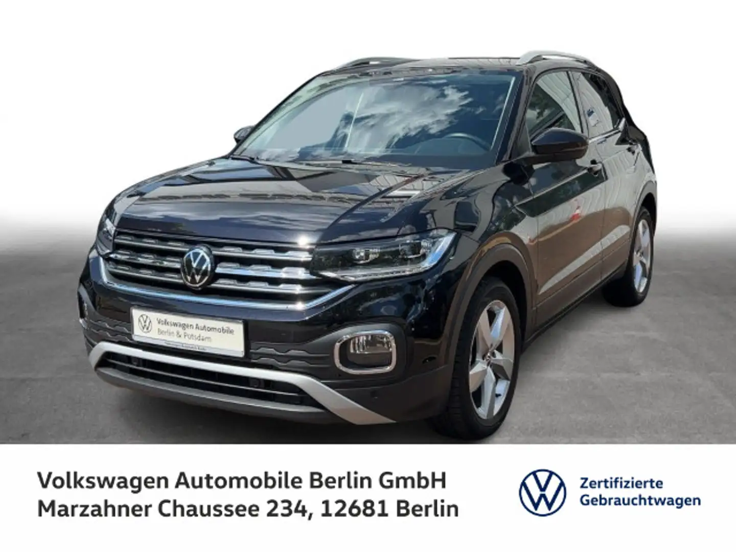 Volkswagen T-Cross 1.0 TSI DSG Style LED Climatronic CAM Schwarz - 1