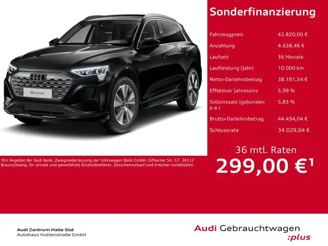 Audi Q8 e-tron 50 qu advanced 0,25% MATRIX SITZLUFT