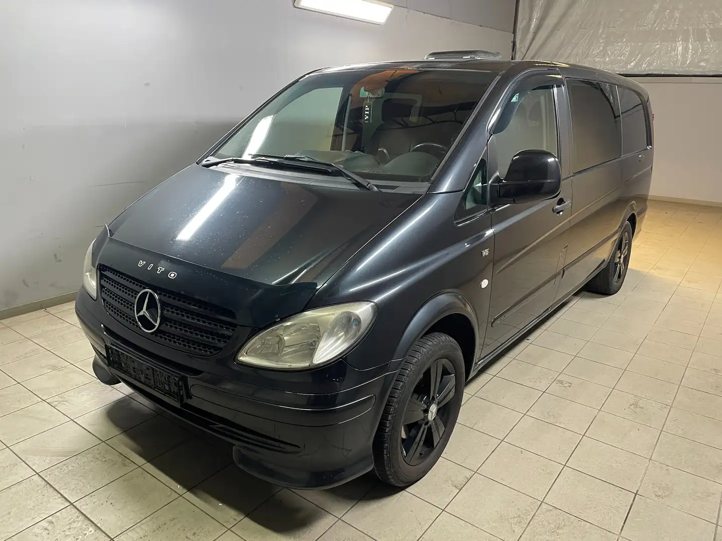 Mercedes-Benz Vito 120 CDI lang (639.603) | 7 Sitzer! Schwarz - 1