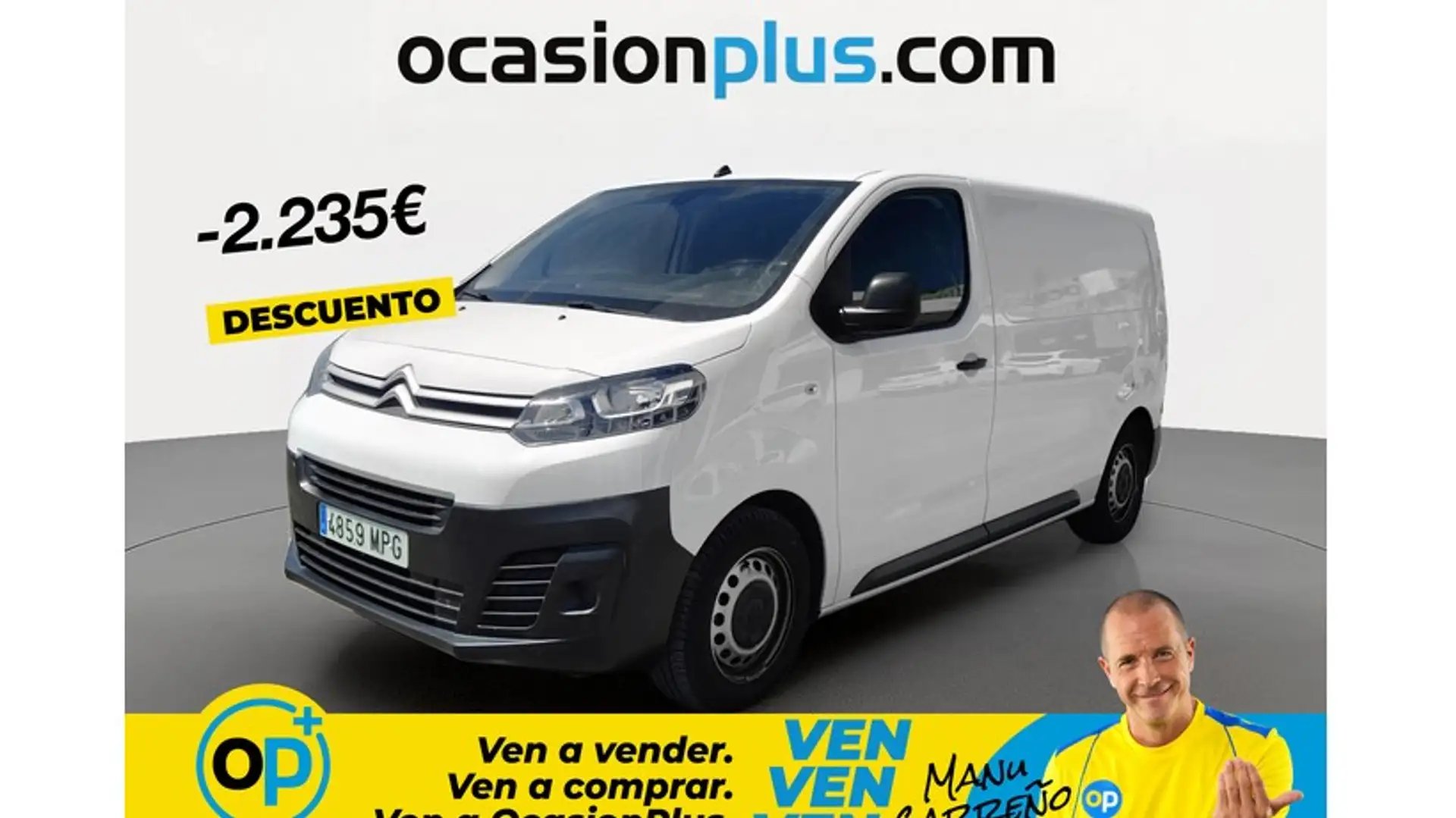 Citroen Jumpy Fg. 1.5 BlueHDI Talla M S&S 120 Blanco - 1