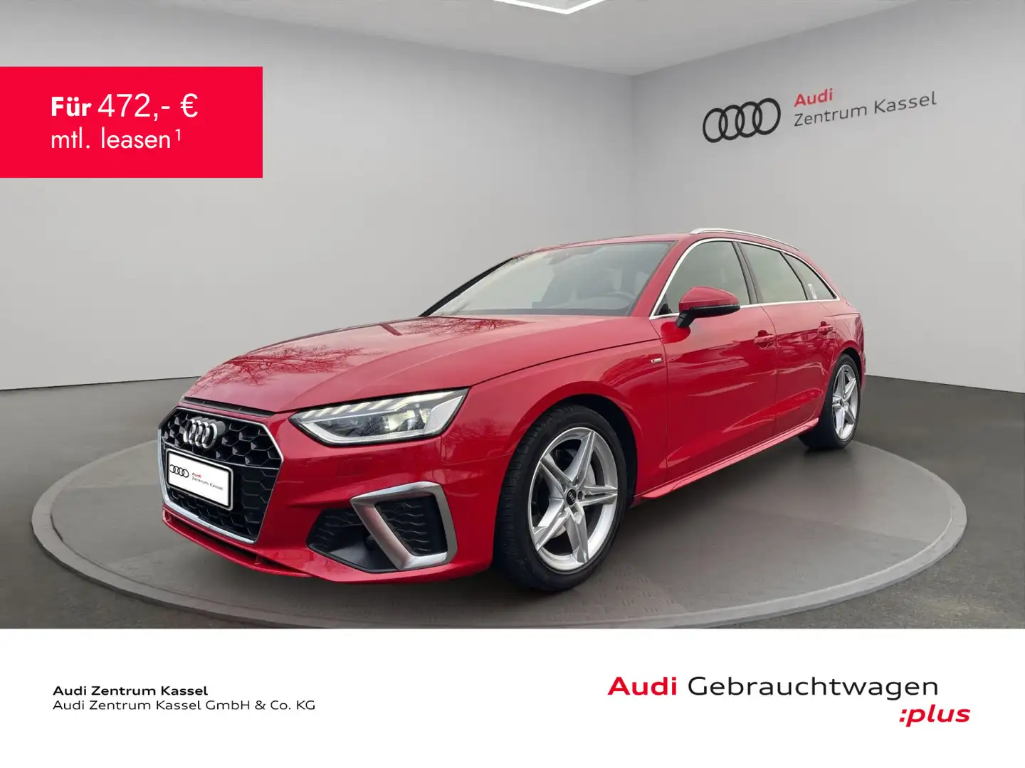 Audi A4 40 TDI S line Matrix Navi Kamera AHK Rot - 1