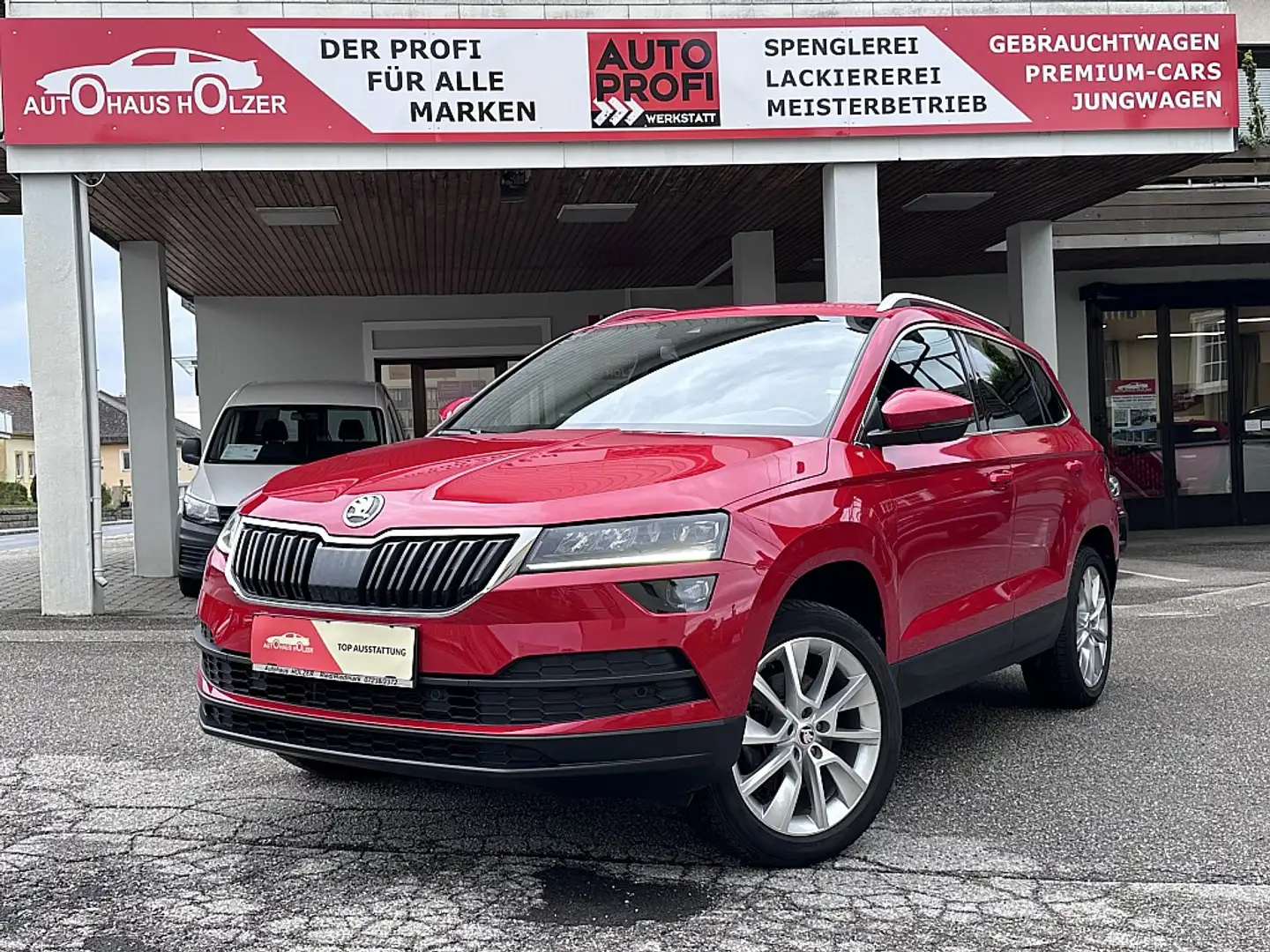 Skoda Karoq 1,5 TSI Style DSG *Vario Sitze !!!, AHK, LED, N... Rouge - 1
