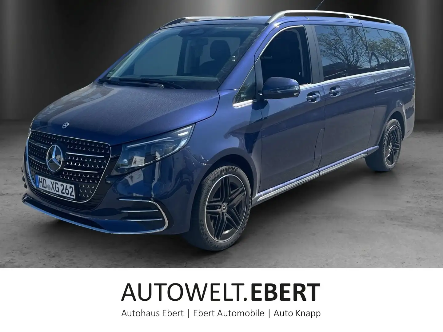 Mercedes-Benz V 300 AVG 4M AMG-Line AHK 3-er Sitzbank Komfort Blau - 1
