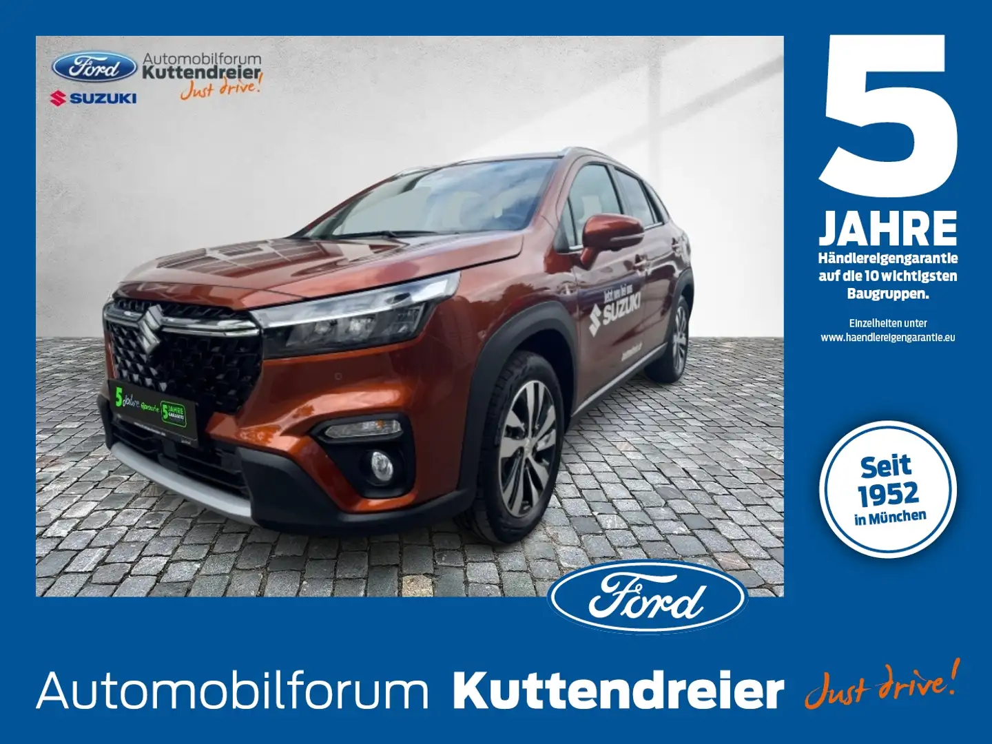 Suzuki S-Cross 1.4 Boosterjet Comfort+ AllGrip ACC+LED Bruin - 1