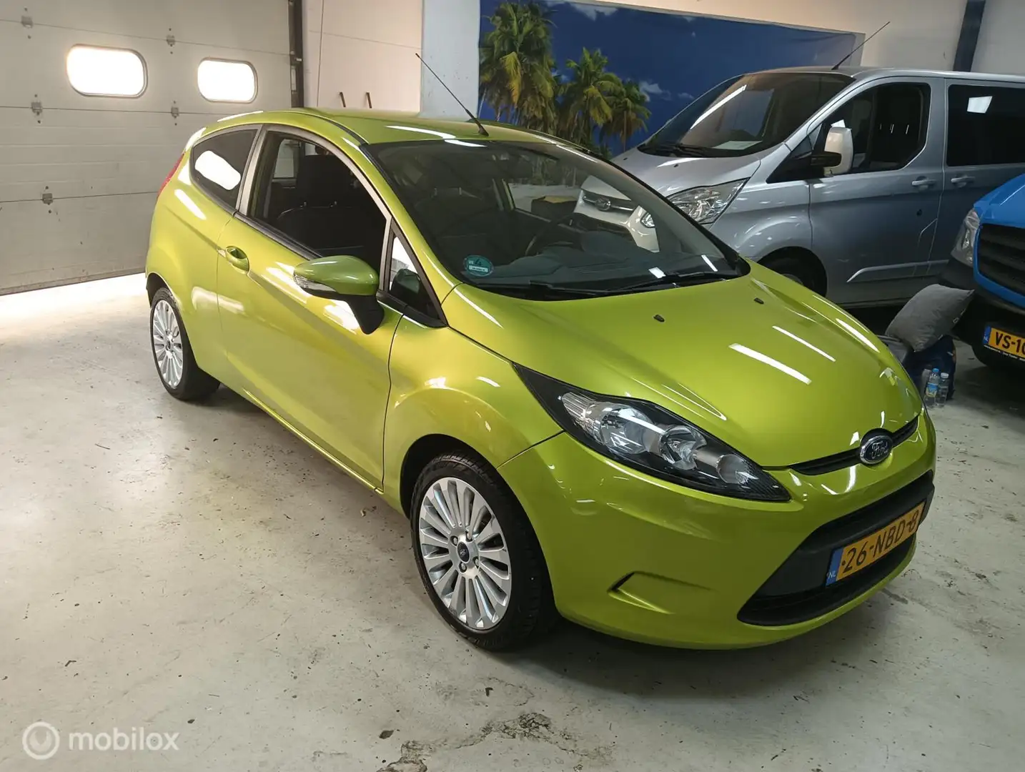 Ford Fiesta 1.2 Benzine bj 2010 Airco 3Deurs Vert - 1