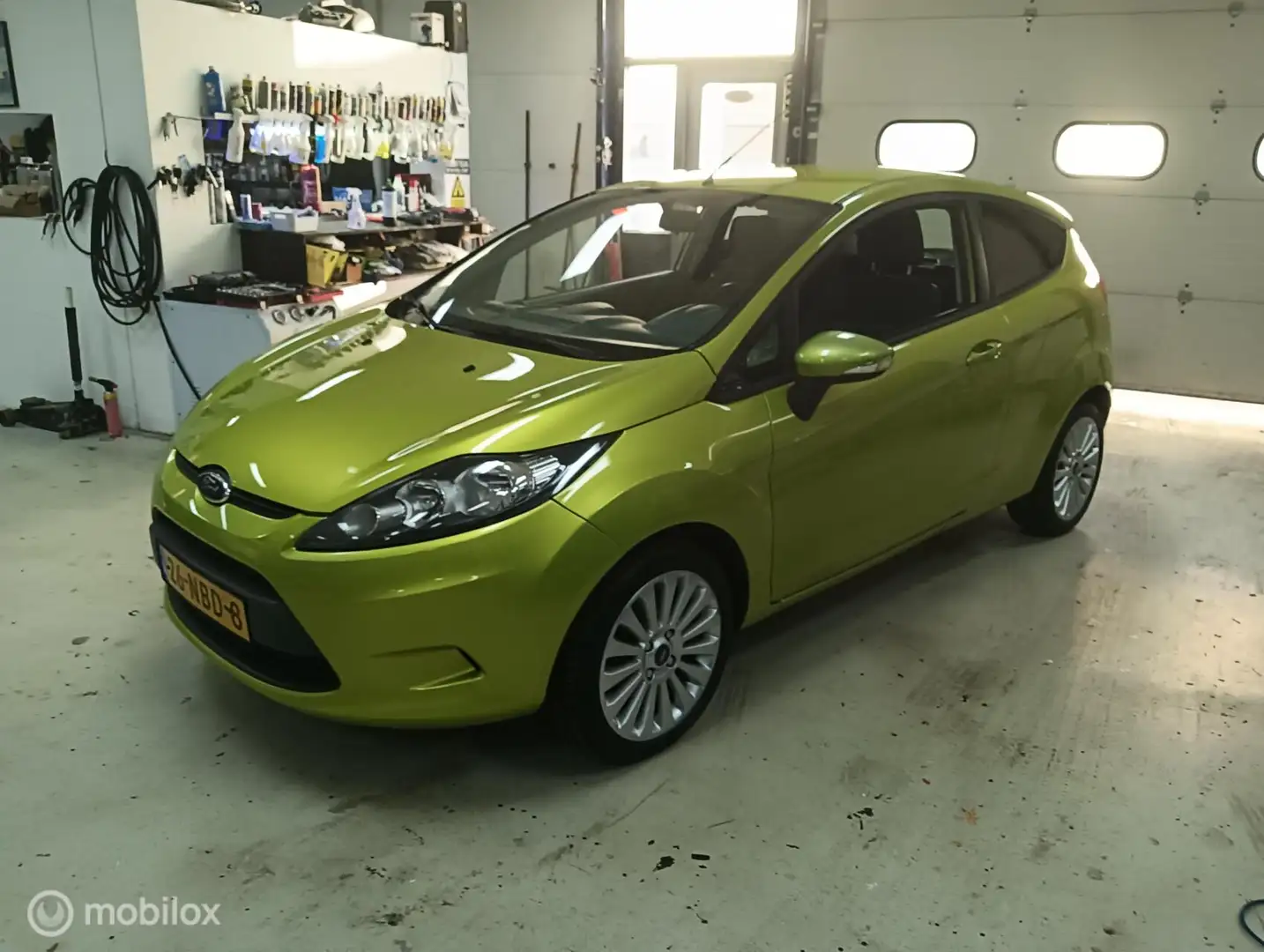 Ford Fiesta 1.2 Benzine bj 2010 Airco 3Deurs Vert - 2