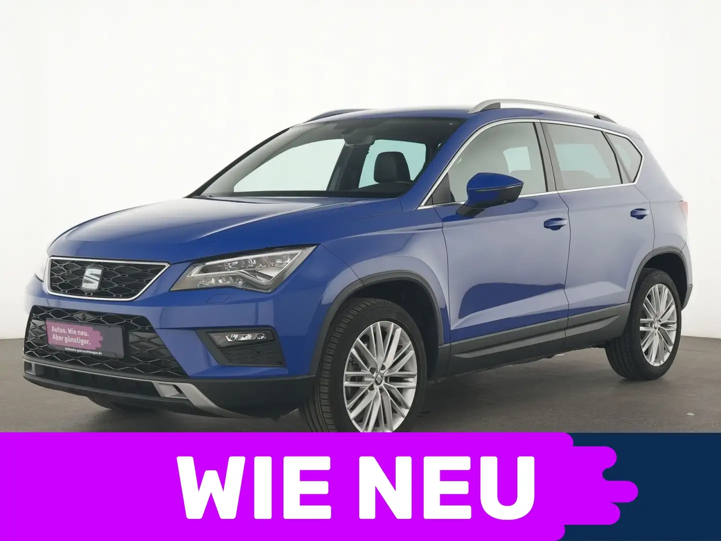 SEAT Ateca Xcellence Kamera|ACC|Beats|LED|Kessy|SHZ Blau - 1
