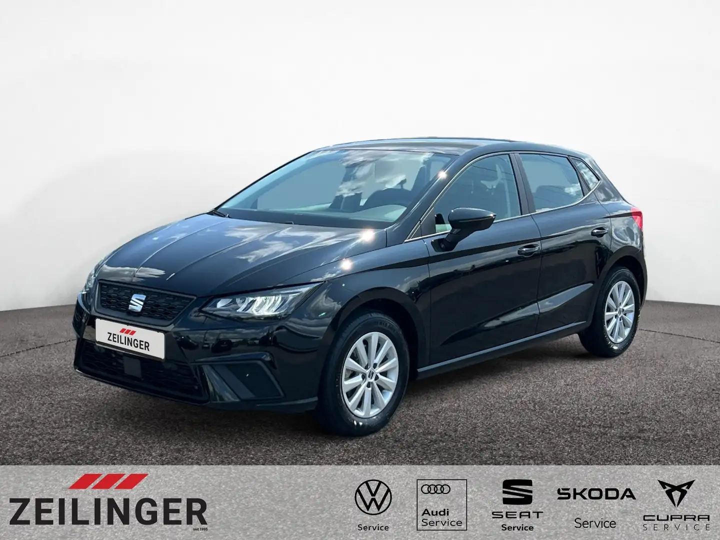SEAT Ibiza Style TSI DSG|5-J-GAR|NAVI|ACC|CLIMATRONIC Schwarz - 1