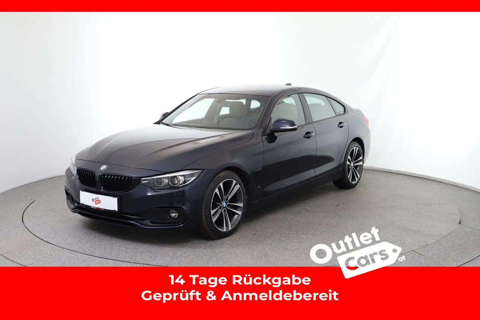 BMW 418 i Gran Coupe Aut. LED+LEDER+NAVI+el.Heck+LM Grau - 1