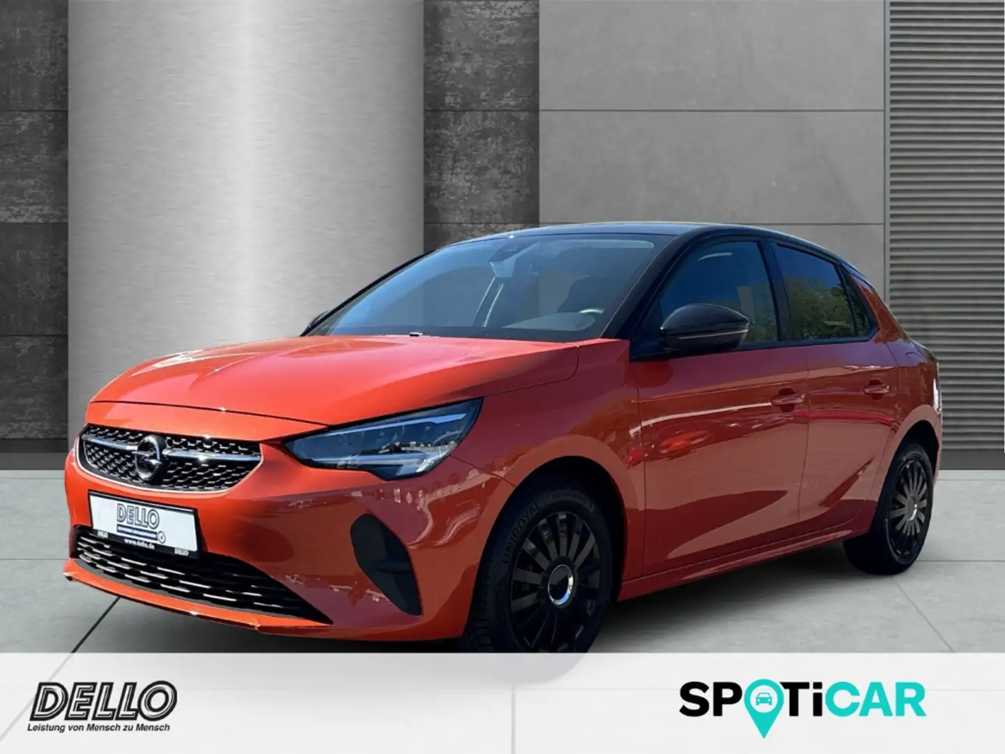 Opel Corsa 1.2 Edition 55kw LED Sitzhzg. Parkpilot Apple CarP Orange - 1