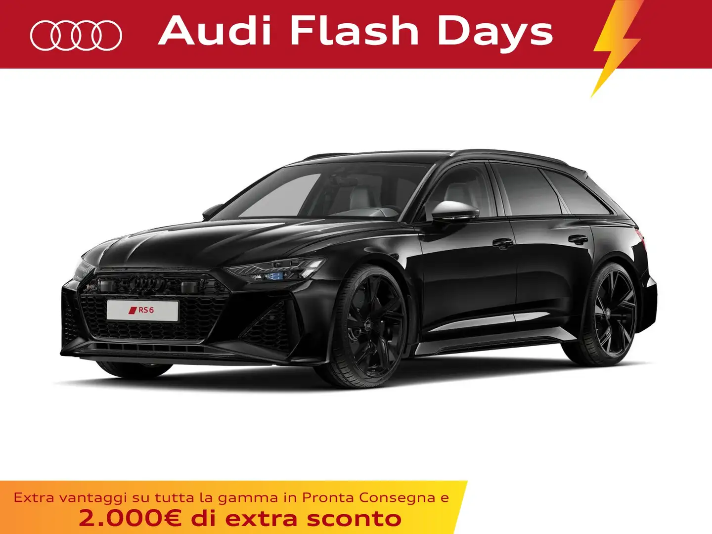Audi RS6 avant 4.0 mhev performance quattro tiptronic Zwart - 1