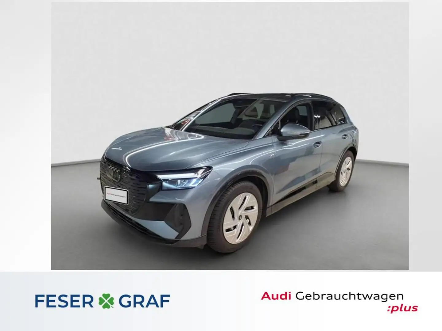 Audi Q4 e-tron 45 S line - AHK - Leder - AppleCarPlay Blau - 1
