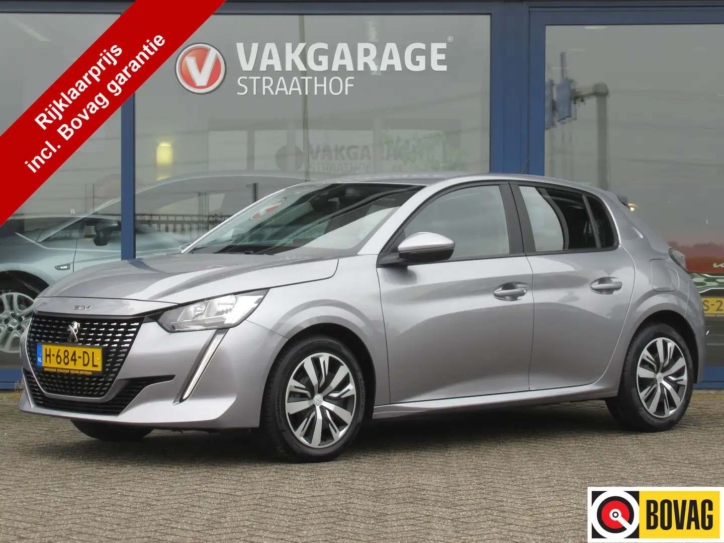 Peugeot 208 1.2 PureTech Active, Carplay + Android Auto / Navi Gris - 1