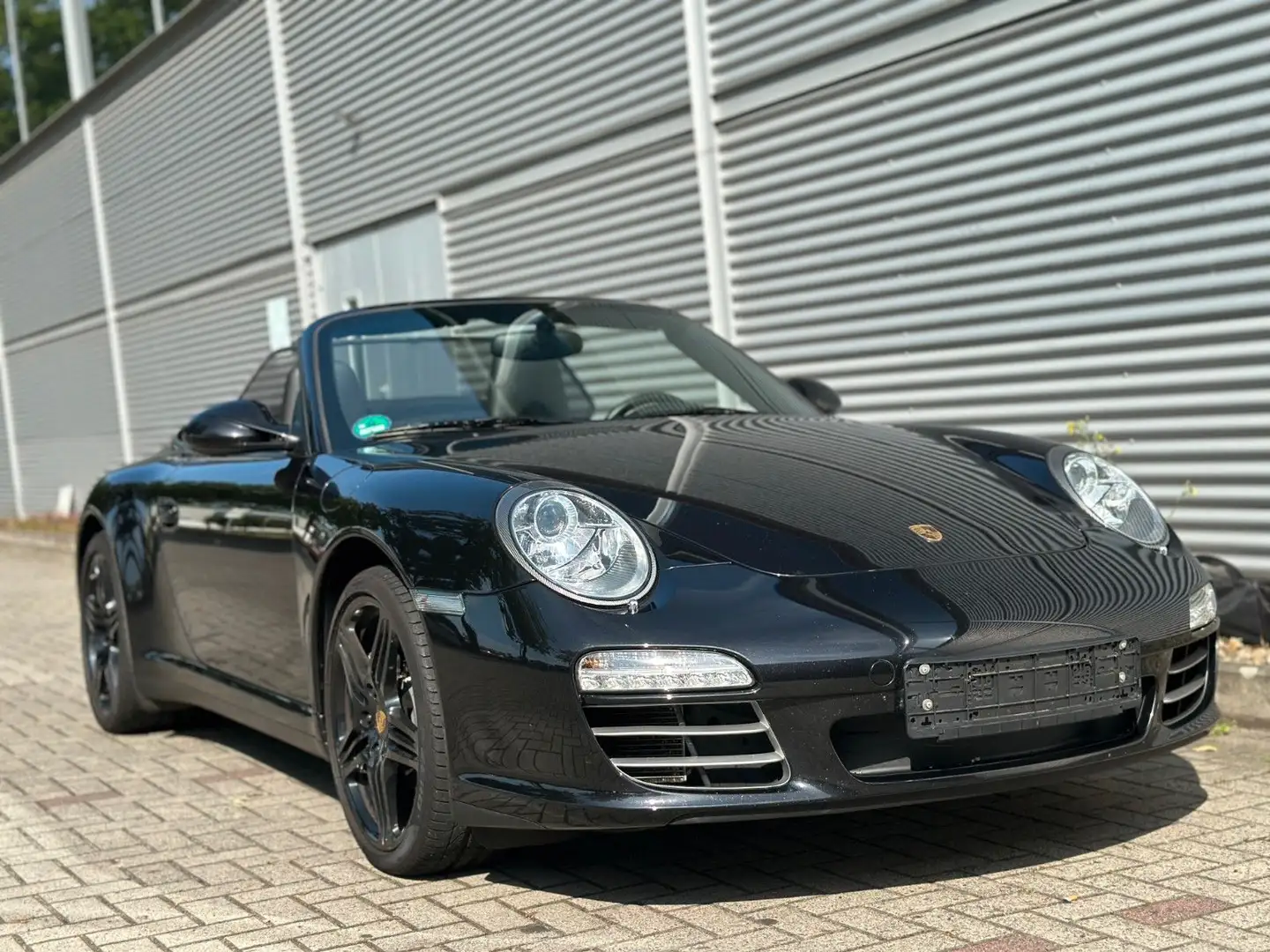Porsche 997 Carrera 4 Cabrio, Triple Black, PDK ,Klappe Schwarz - 1