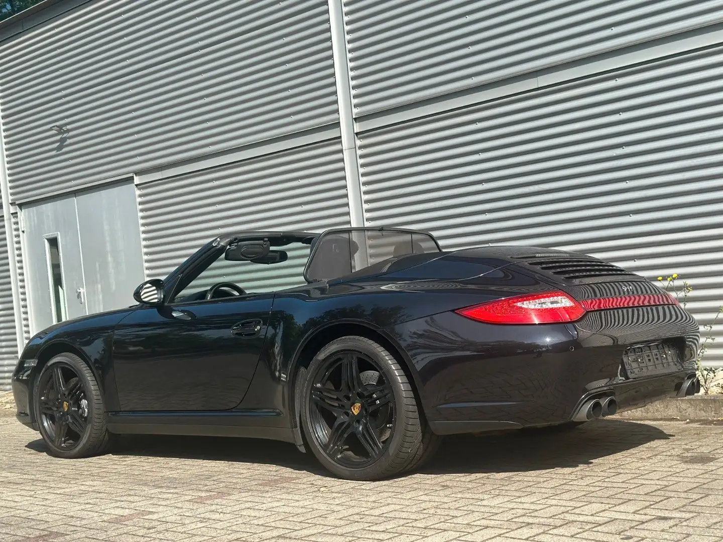 Porsche 997 Carrera 4 Cabrio, Triple Black, PDK ,Klappe Schwarz - 2