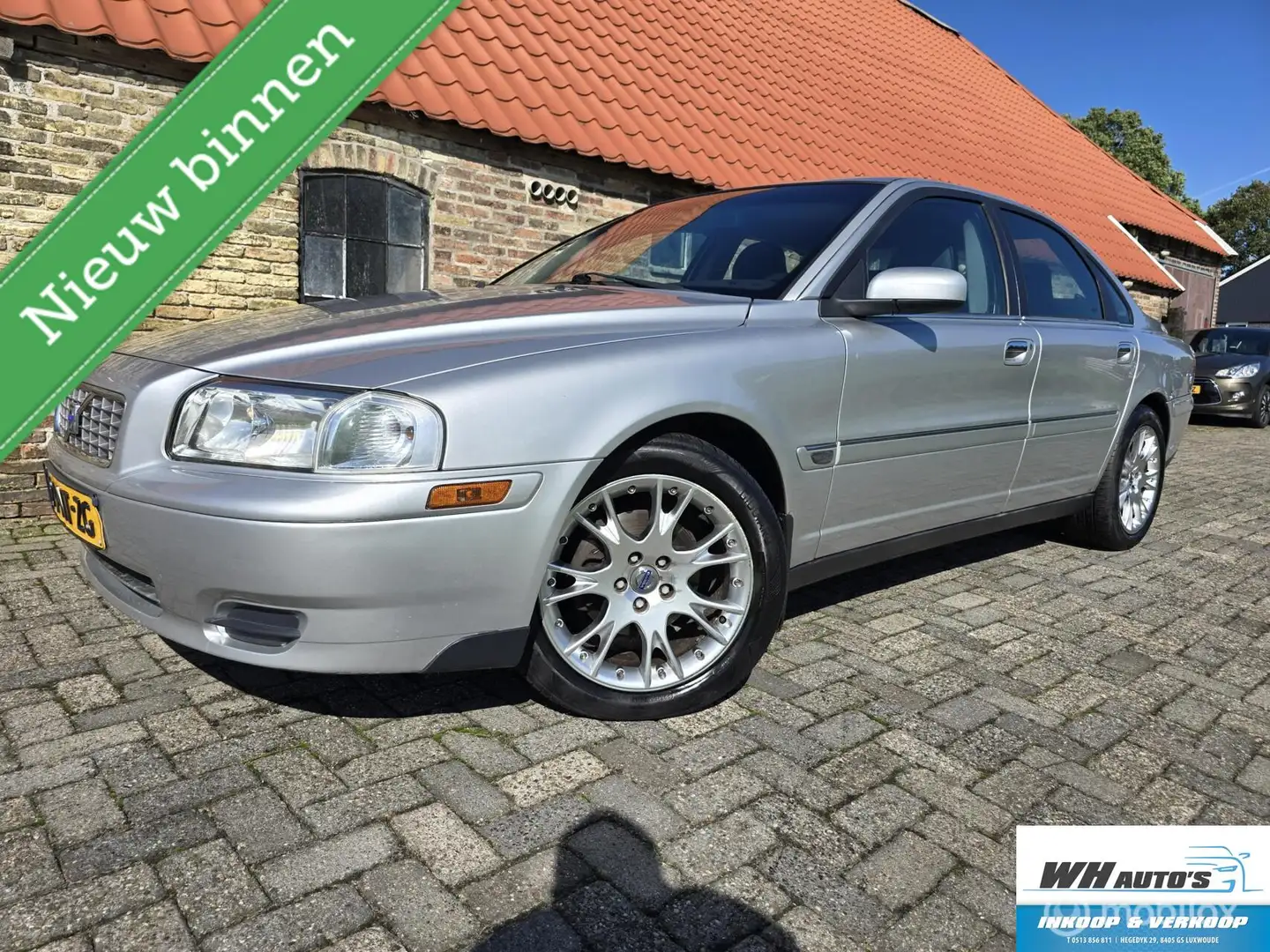 Volvo S80 2.4 Automaat facelift! Grijs - 1