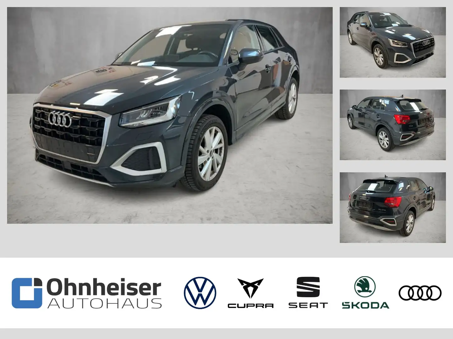Audi Q2 30 TFSI advanced SHZ*ACC*PDC*LED*ALU Grijs - 1