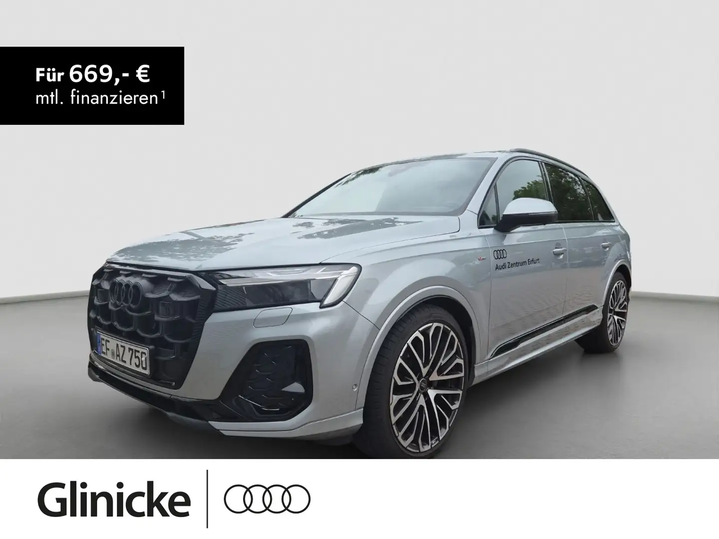 Audi Q7 50 TDI quattro S line Matrix Pano HuD AHK Argent - 1