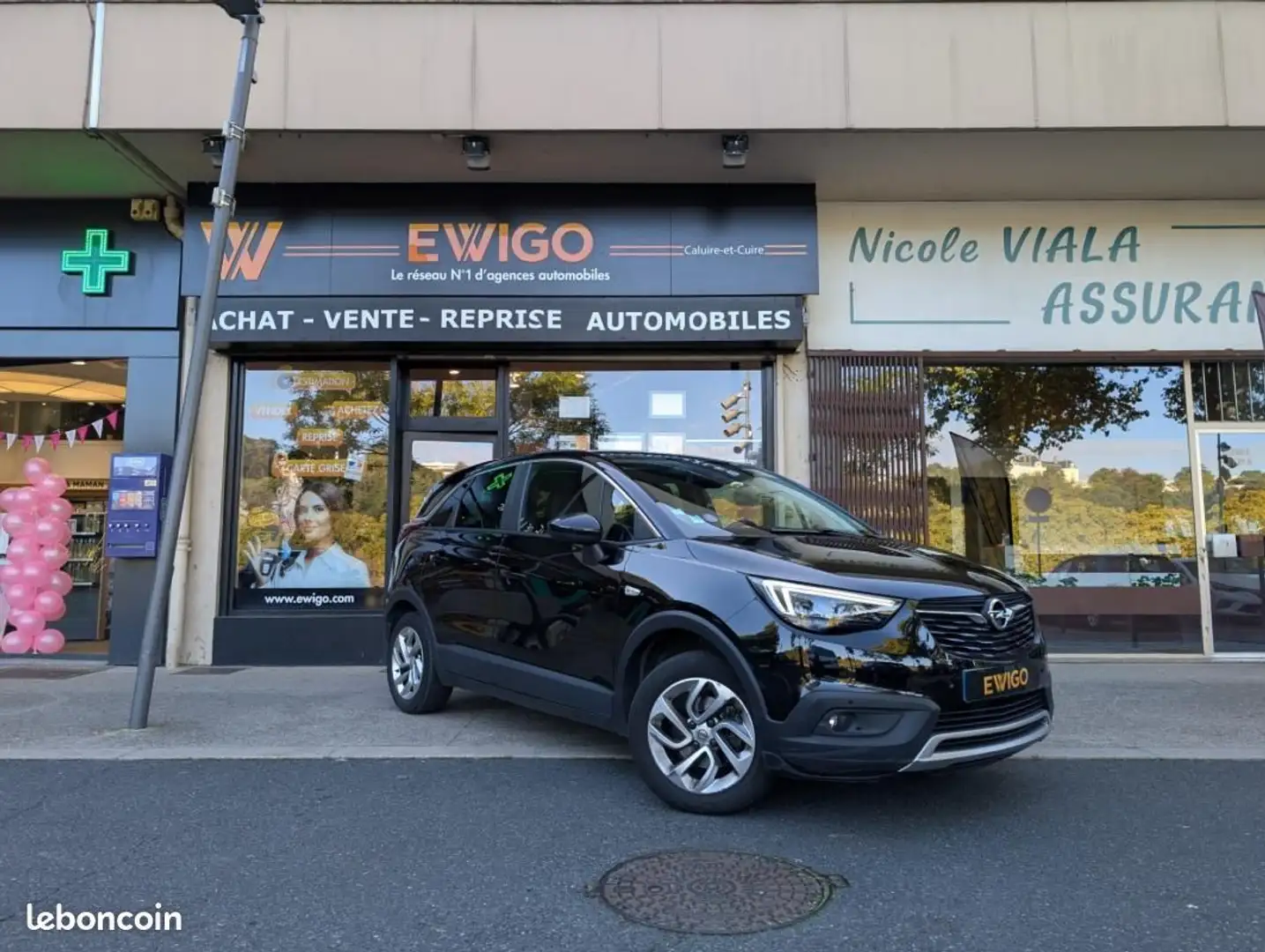 Opel Crossland X 1.2 TURBO 110CH ELEGANCE 6CV CARPLAY CAMERA DE RECUL Negro - 1