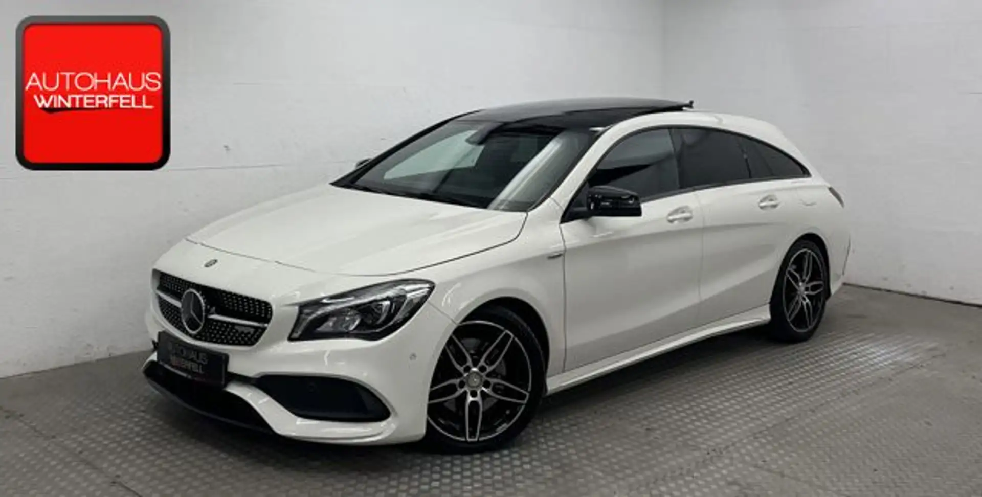 Mercedes-Benz CLA 250 Shooting Brake 4M AMG NIGHT PANO+MEMORY+ Blanc - 1