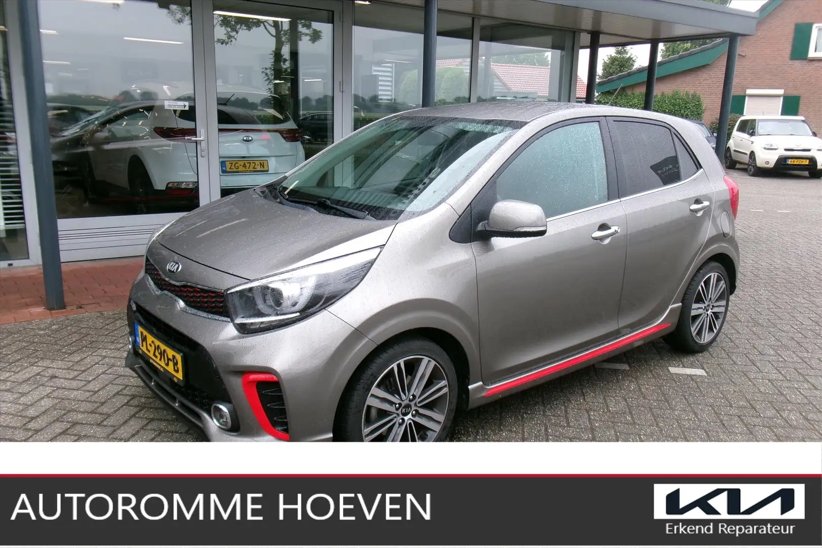 Kia Picanto 1.2 CVVT 84pk 5-zits GT-Line Org. Ned. 4-Cilinder Grijs - 1