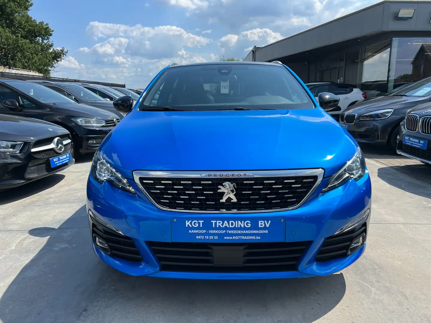 Peugeot 308 SW 1.2i GT-LINE NAVI LEDER XENON CAMERA PANO DENON Niebieski - 2