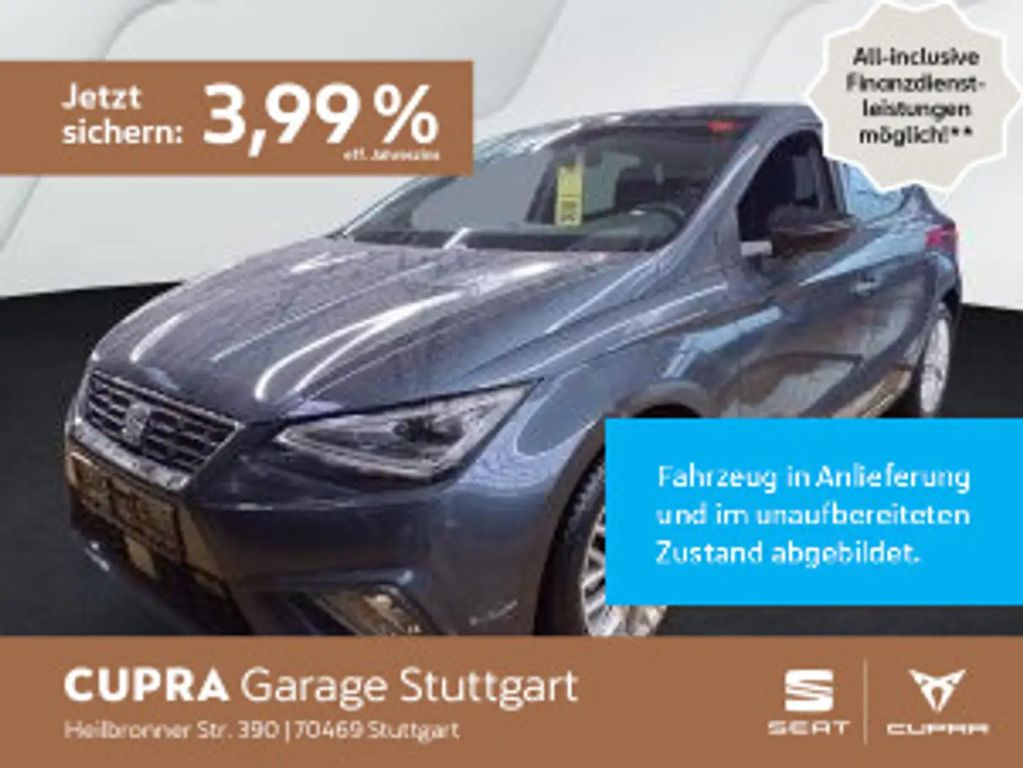 SEAT Ibiza FR-Line 1.0 TSI 85kW DSG *SHZ* *Kamera* Grau - 1