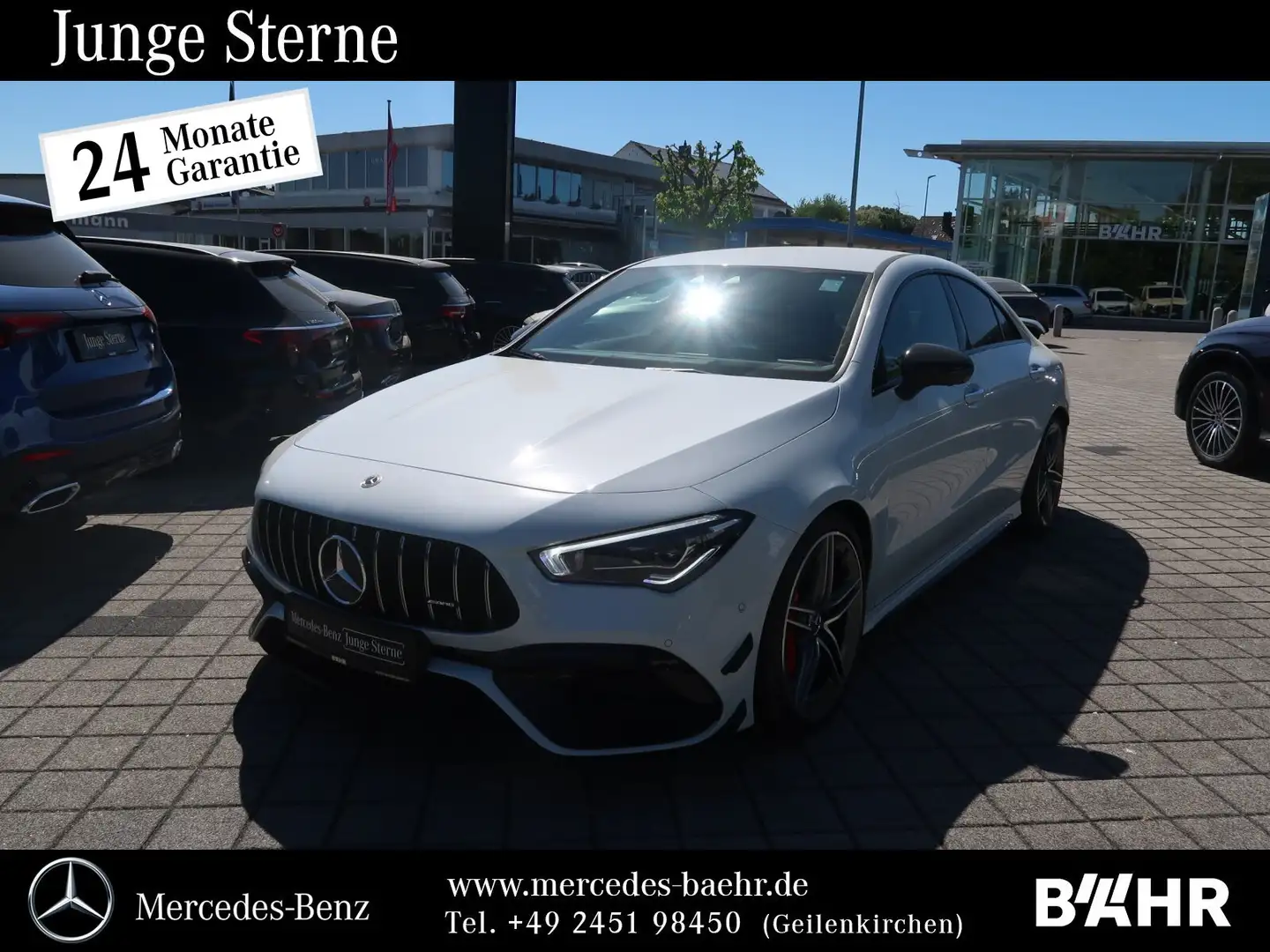 Mercedes-Benz CLA 45 AMG CLA 45 S 4M+ Aero+Night/PerformanceSitze/360° Weiß - 1