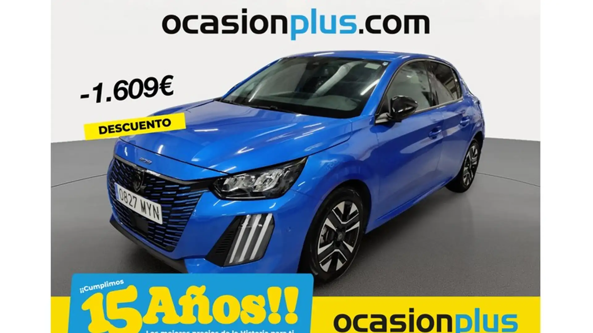 Peugeot 208 1.2 Puretech S&S Allure 100 Bleu - 1