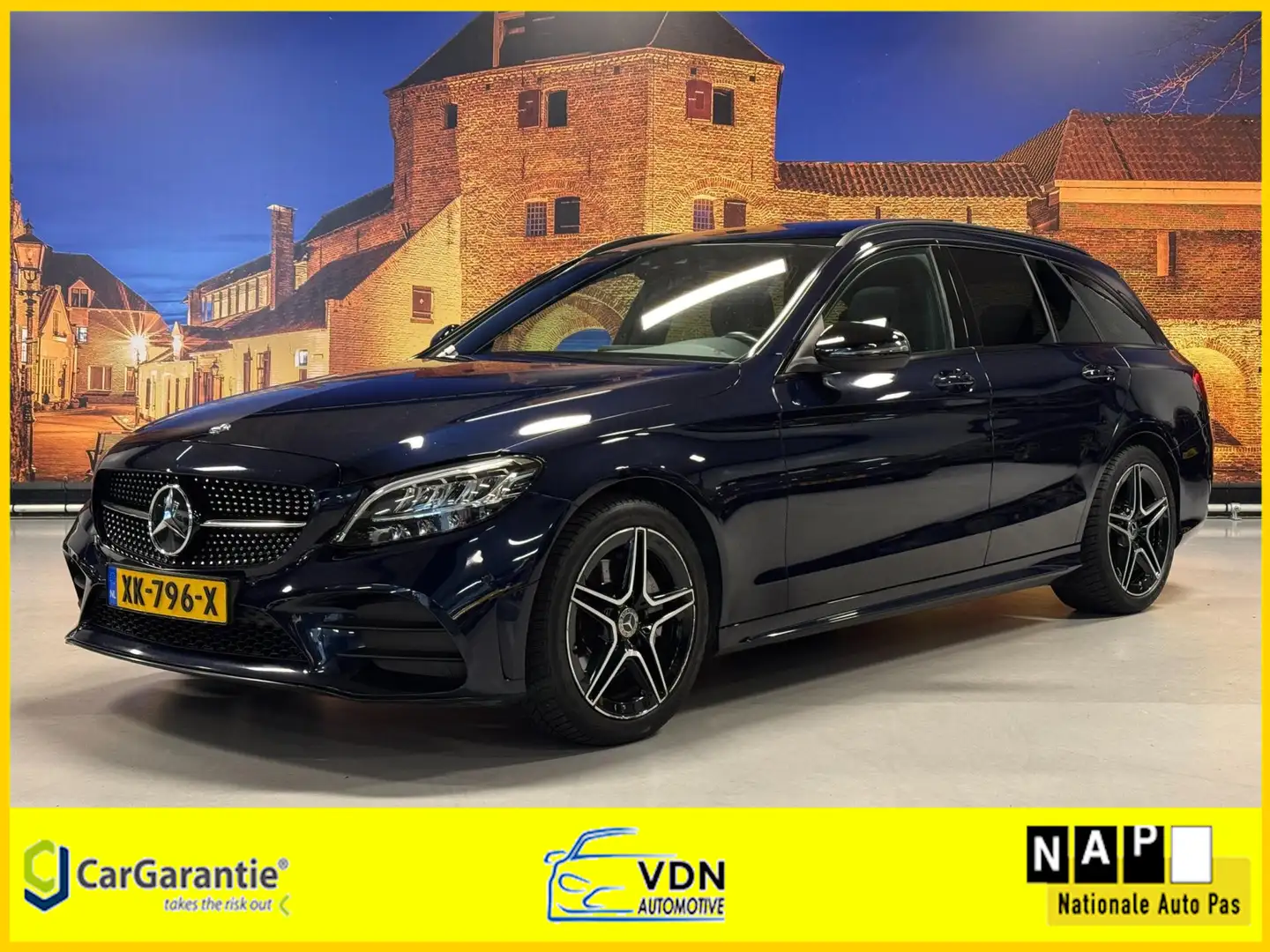 Mercedes-Benz C 180 Estate AMG Bus.Sol. Aut Panodak LED Camera Bleu - 1
