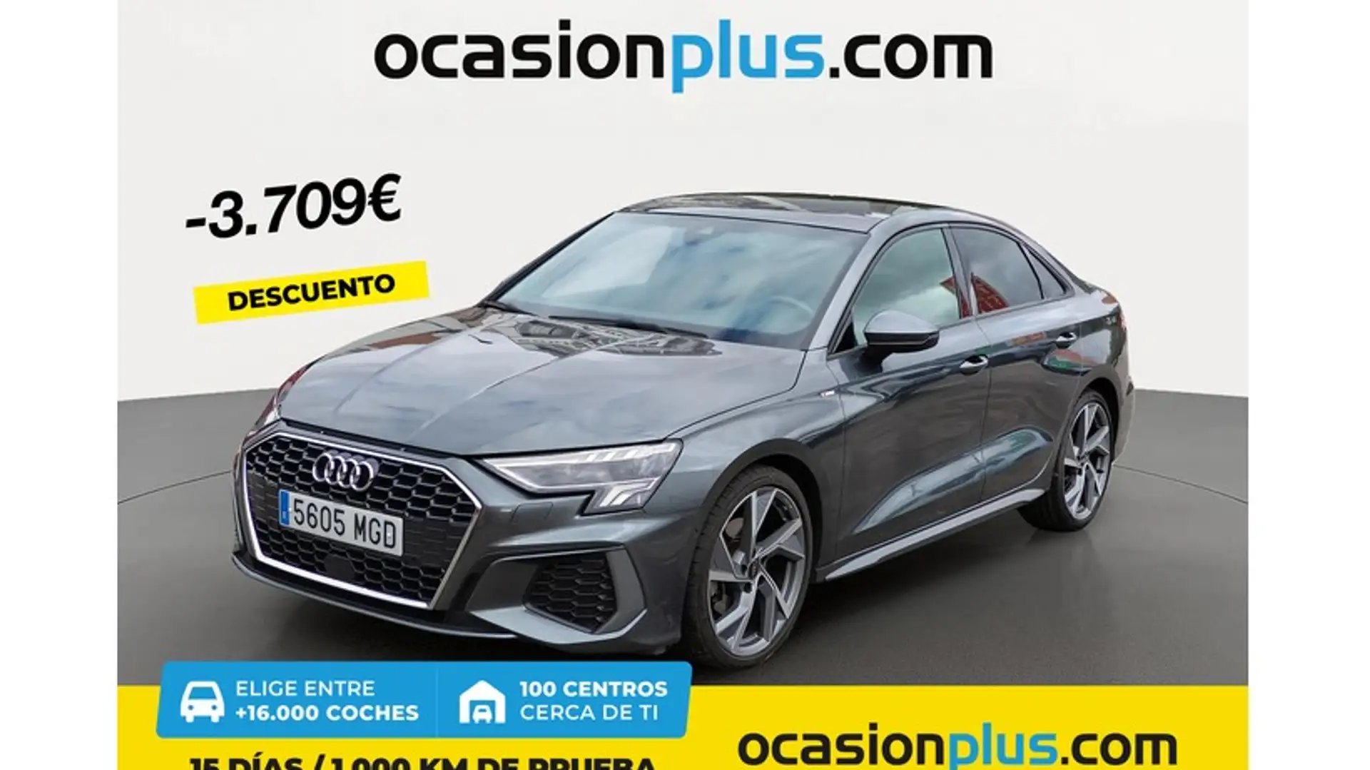 Audi A3 Sedán 35TDI S line Stronic Grau - 1