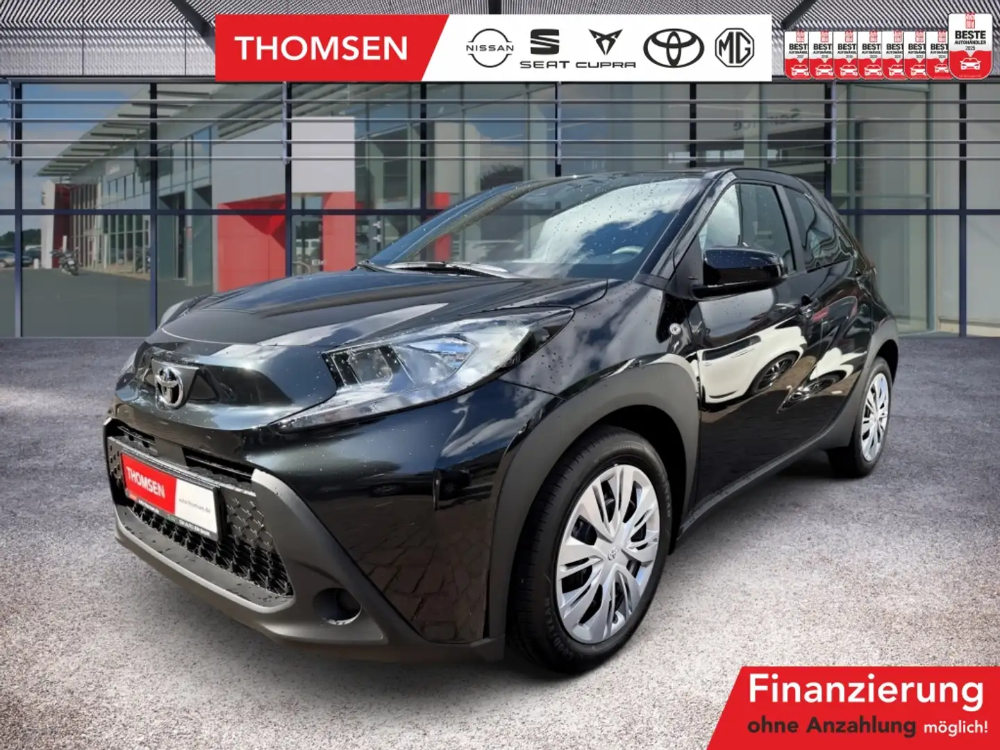 Toyota Aygo 1.0 Business Edition Navi ACC Kam. SHZ Negro - 1