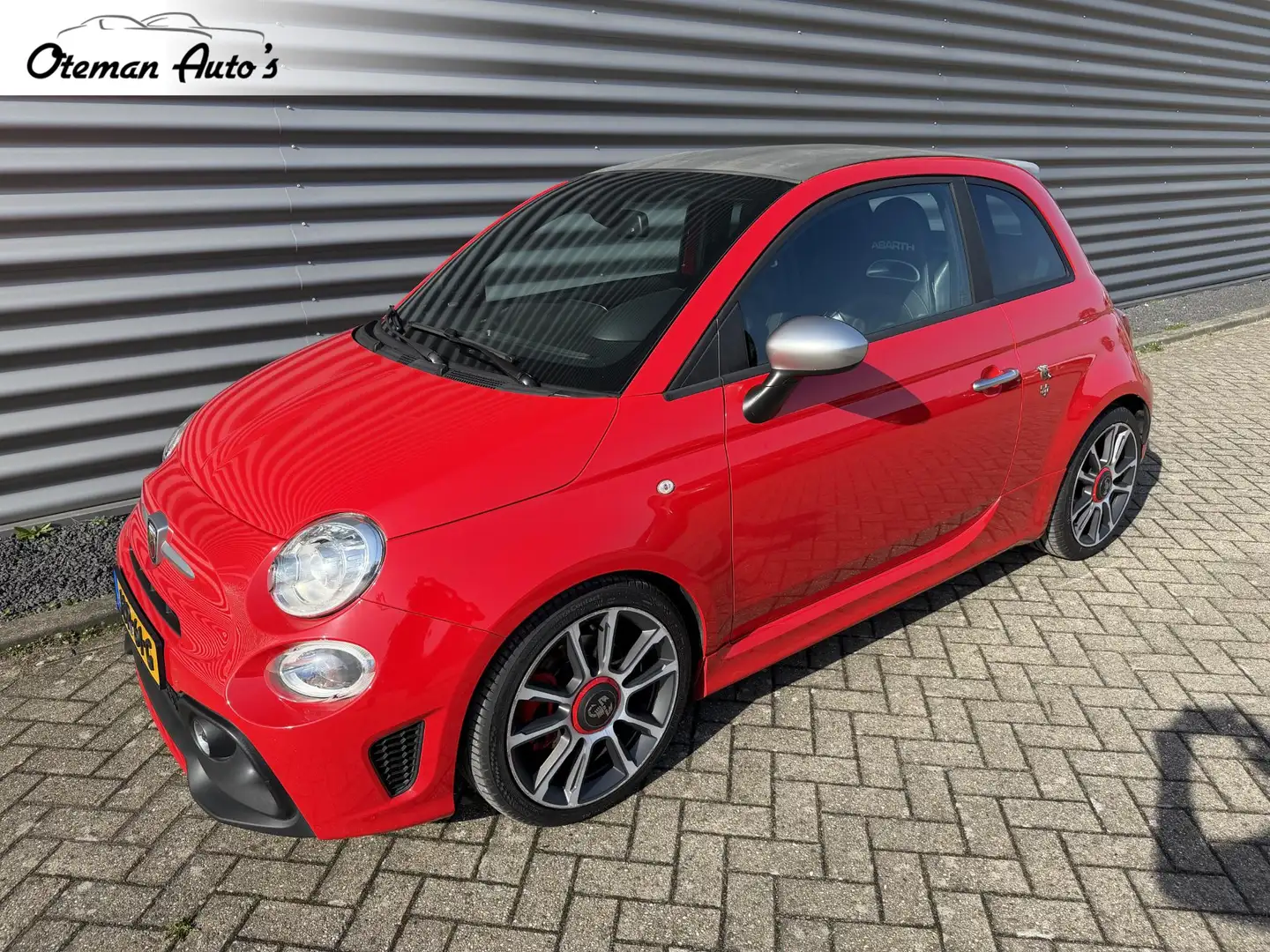 Fiat 500C Abarth 1.4 T-Jet Automaat Cabriolet 165 PK Rojo - 1