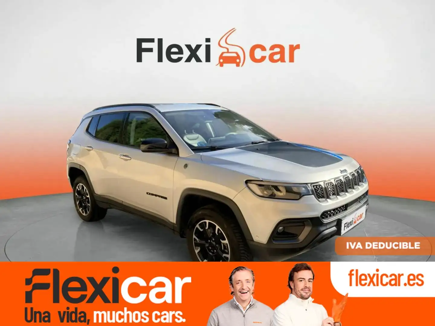 Jeep Compass 4Xe 1.3 PHEV 177kW Trailhawk AT AWD Gris - 1