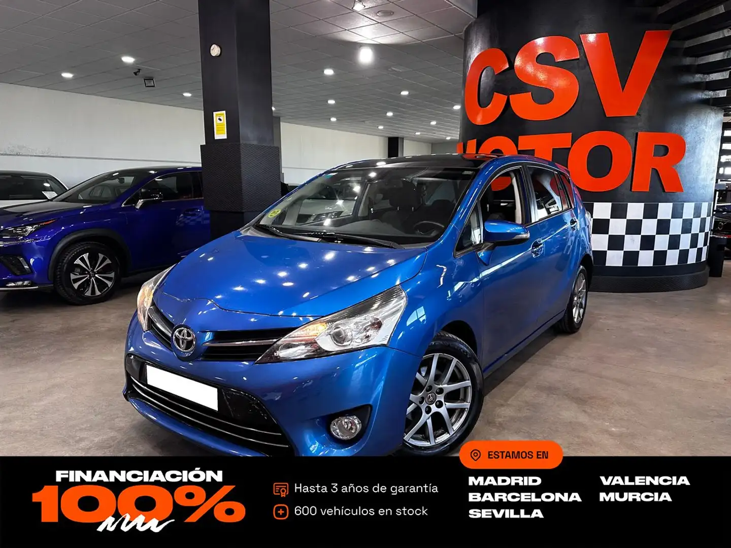 Toyota Verso 115D Advance 7pl. Azul - 1