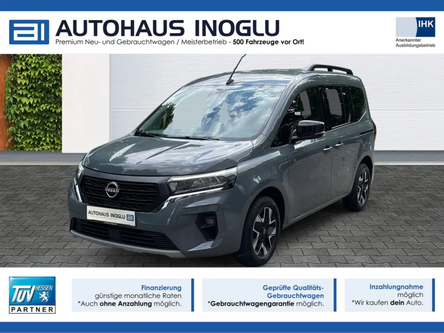 Nissan Townstar 1.3*N-Design*5Sitz*RKam*LED*Navi*Leder Grau - 1