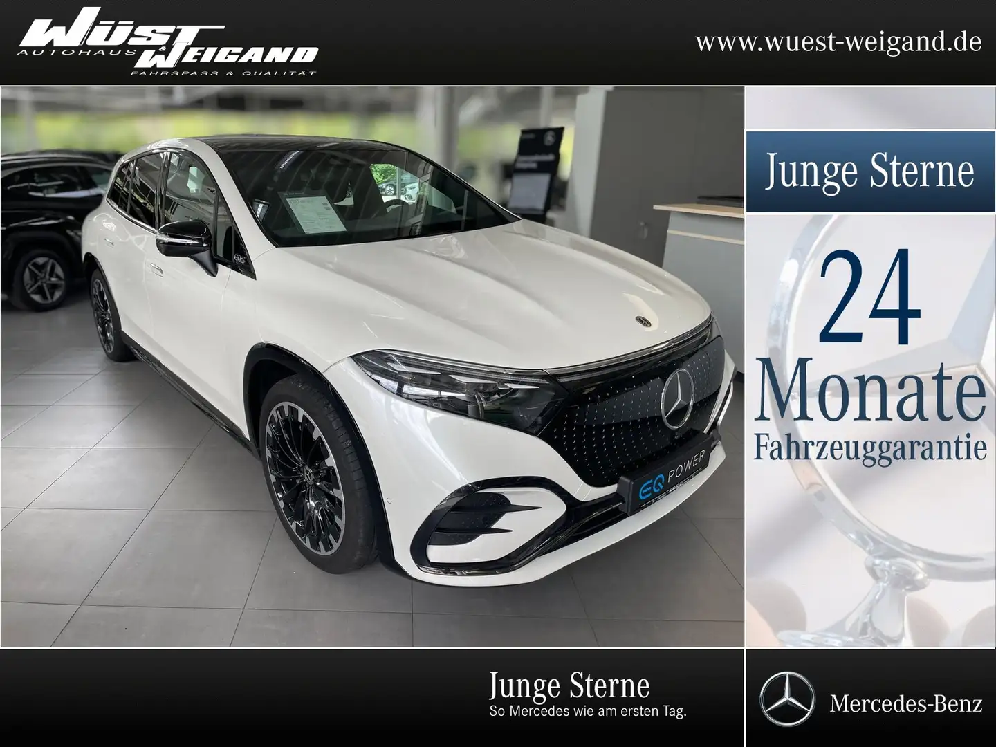 Mercedes-Benz EQS SUV EQS 450 SUV AMG Pano+Hyper+Sound3D+HUD+22"+Distr Weiß - 1