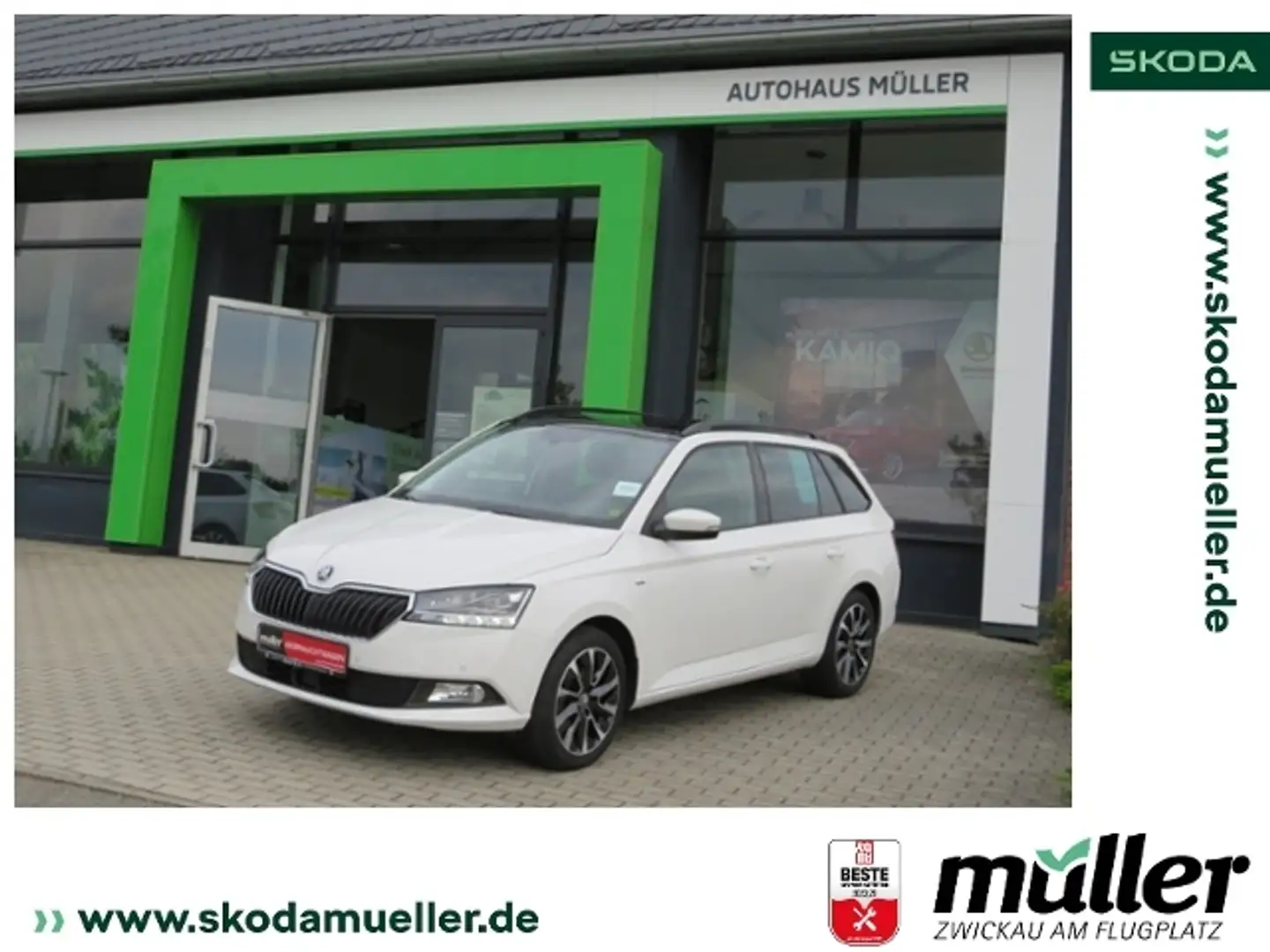 Skoda Fabia Combi Drive 125 Best Of 81kW PANO LED Wit - 1