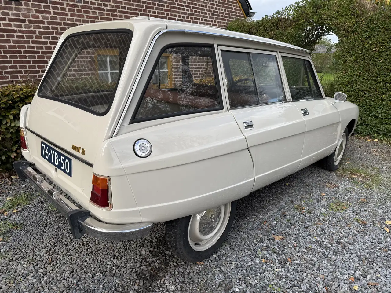 Citroen Ami 8 break beige 1973 21047 km nieuwe lak APK-vrij, foto 4