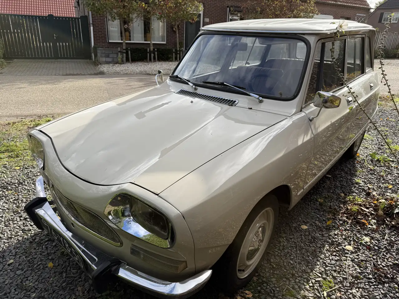 Citroen Ami 8 break beige 1973 21047 km nieuwe lak APK-vrij, foto 2