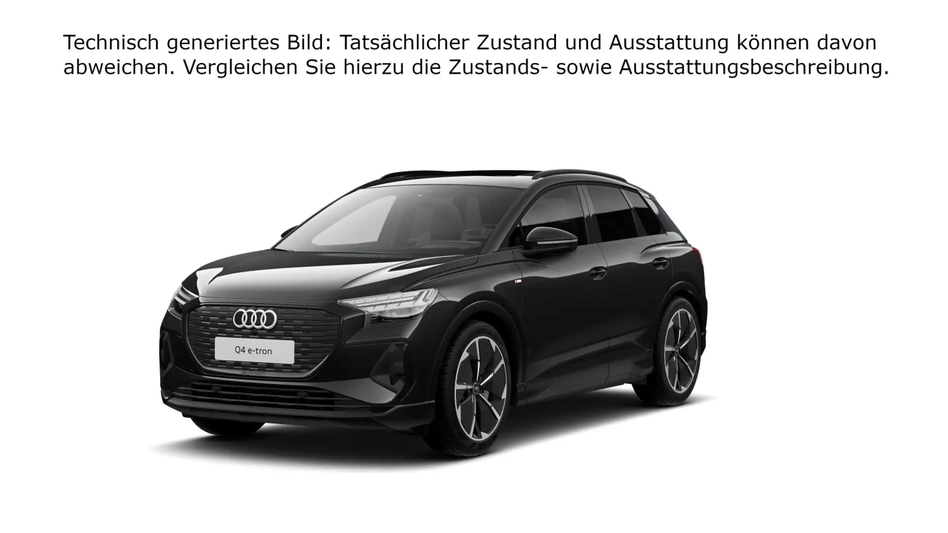 Audi Q4 e-tron 40 Schwarz - 2